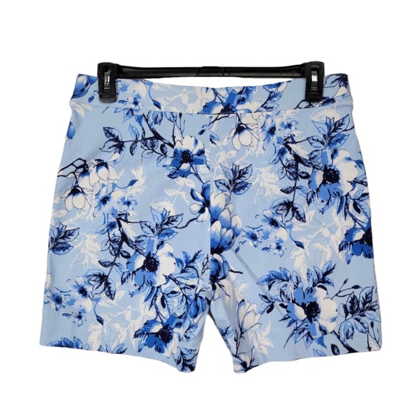 Counterpart Shorts Size 12 Women Flat Front Floral - Picture 5 of 8